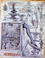 Dali, Salvador - Leg Composition.Drawing from a series of advertisements for Bryans Hosiery